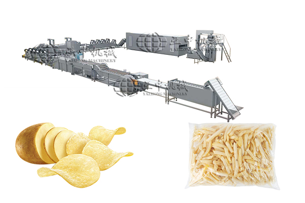 frozen french fries making machine 