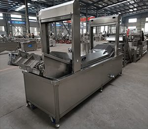 snacks continuous fryer machine 