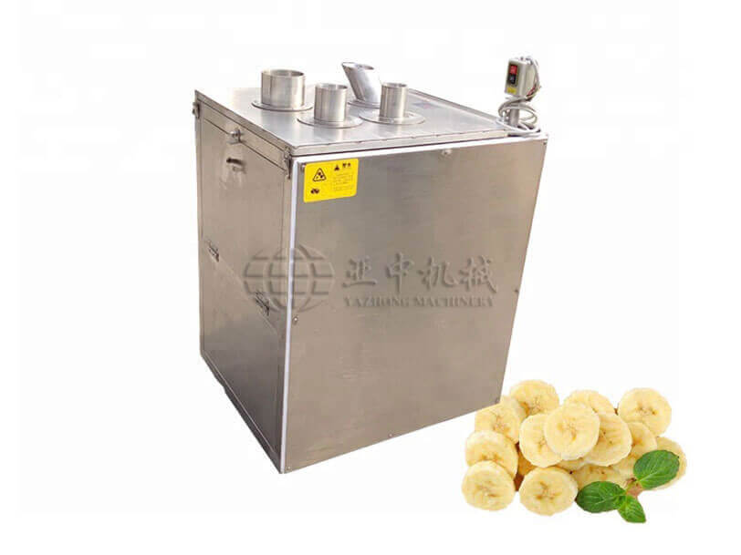 Small banana chips making machine