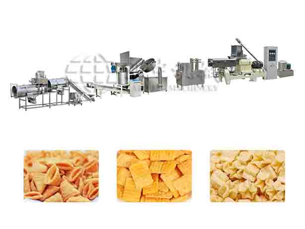 Fried Puffed Snack Food Processing Line