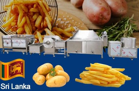 Semi Automatic French Fries Making Machine Exported Sri Lanka