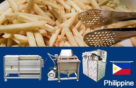 100kg/h Semi Automatic Potato Chips Making Machine To Philippine