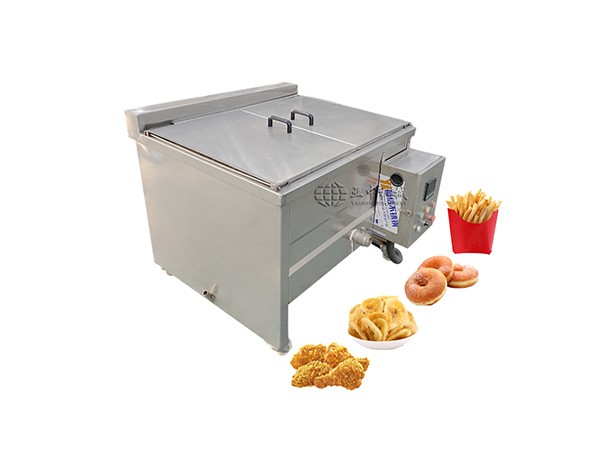 Double frame frying machine