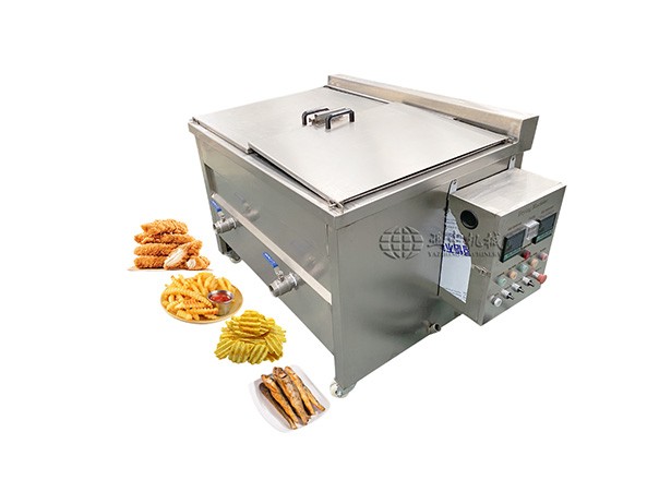 Double frame frying machine