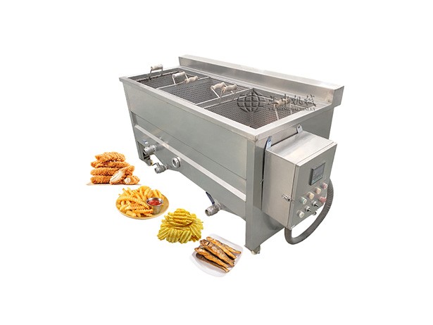 Three frames frying machine