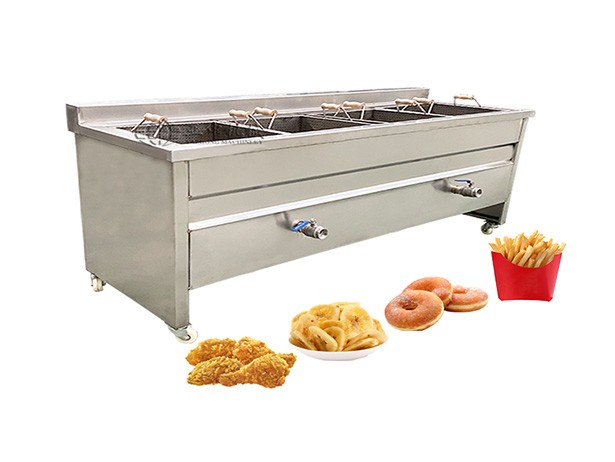 Four baskets food fryer