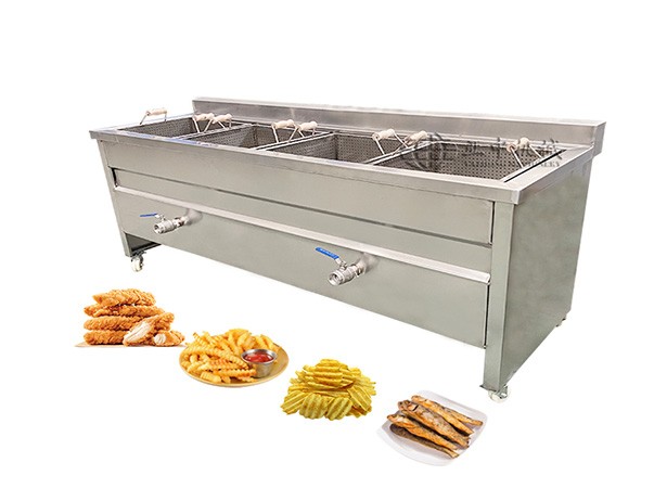 Four baskets food fryer