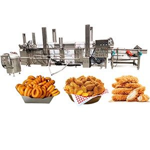 Automatic Continuous Snack Frying Machine