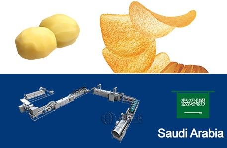 300kgh Potato Chips Machine To Saudi Arabia