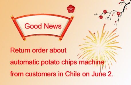 Potato Chips Machine For Customer In Chile