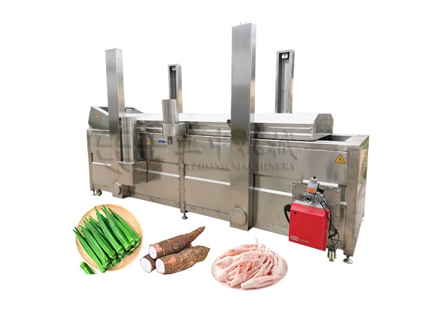 Vegetable And Fruit Continous Blanching Machine