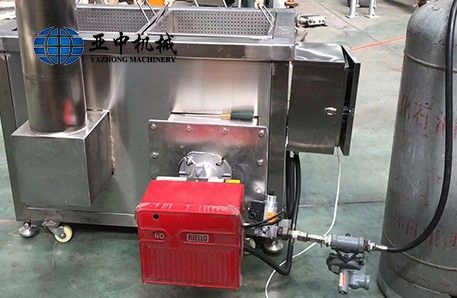 Food double basket frying machine to America