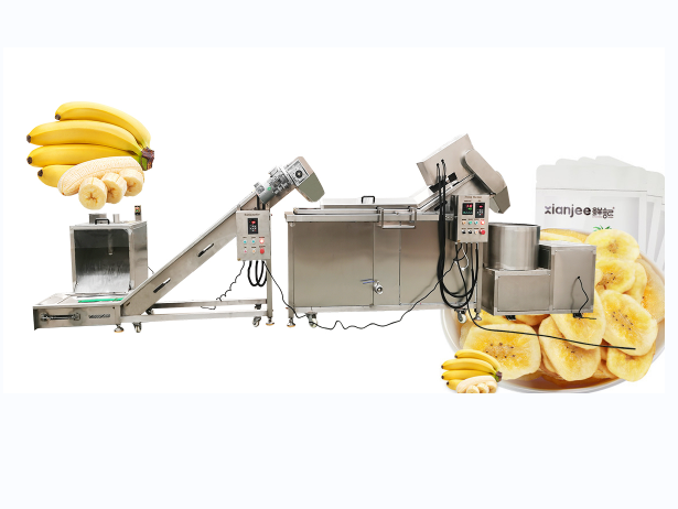 Small banana chips making machine